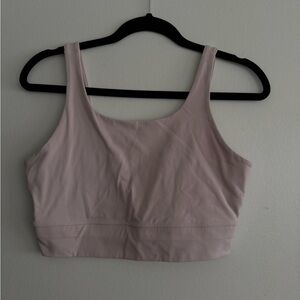 Nike Yoga lux Light Blush cropped tank size Medium